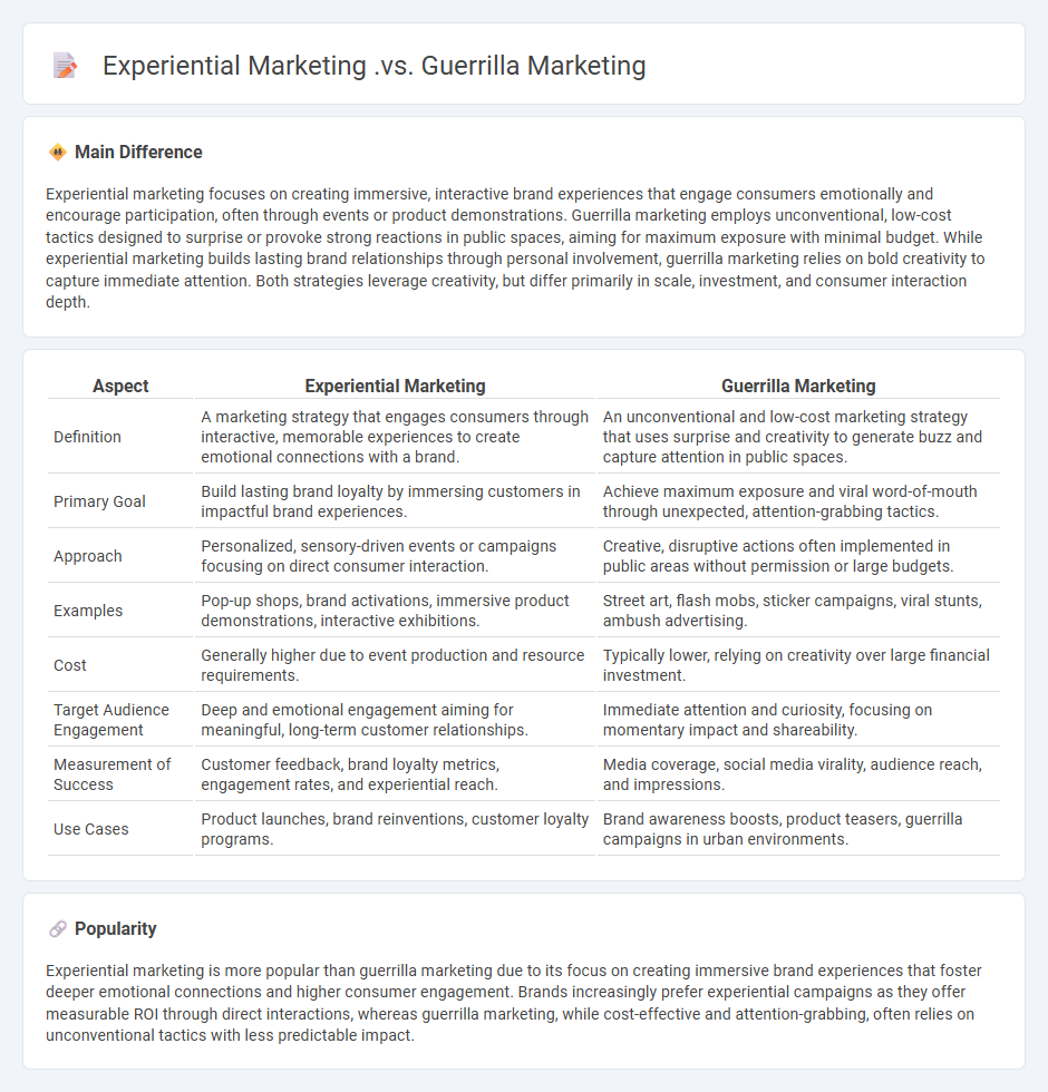 The Difference Between Experiential Marketing vs Guerrilla Marketing - Choosing the Right Approach for Your Brand
