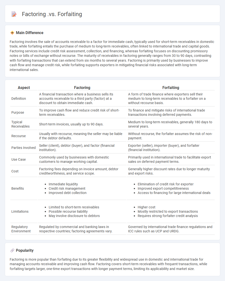 Factoring vs Forfaiting in Business - Key Differences and When to Use Each