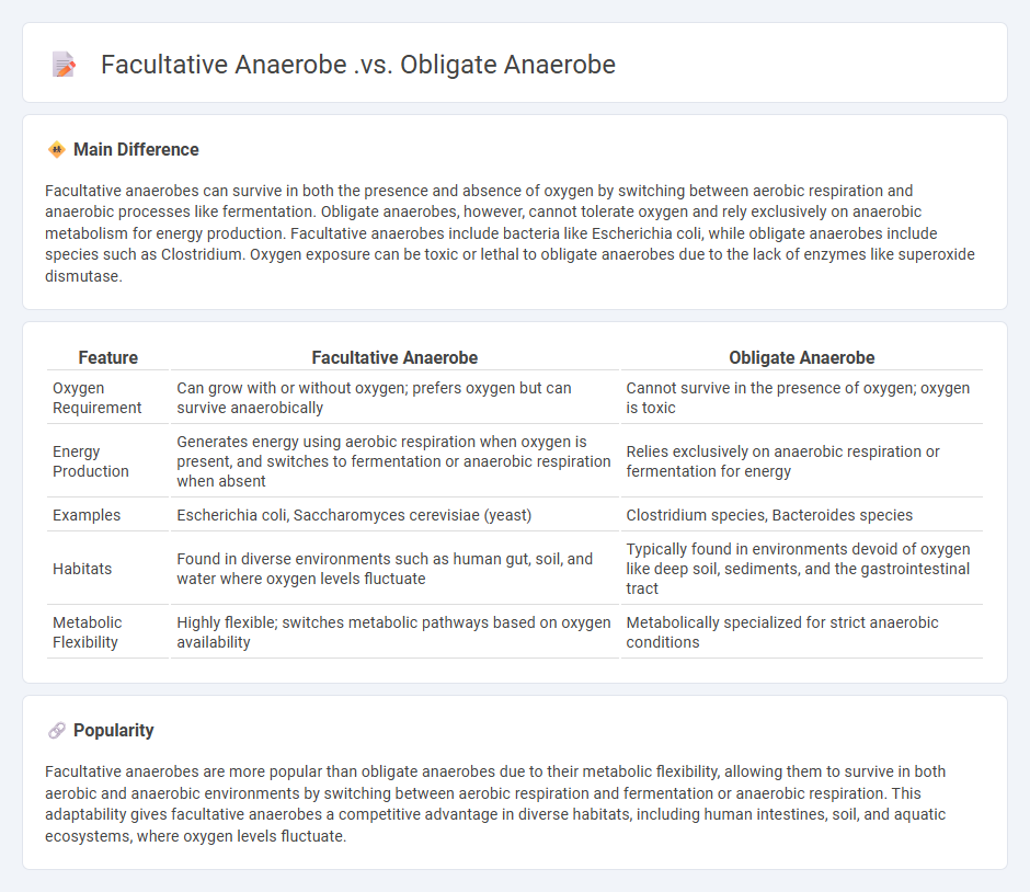 Facultative Anaerobe vs Obligate Anaerobe - Key Biological Differences Explained