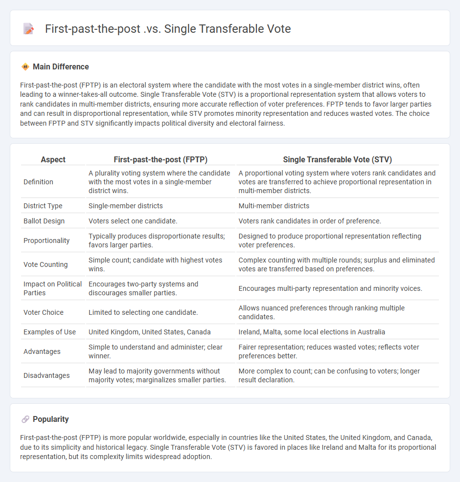 First-Past-the-Post vs Single Transferable Vote - Key Differences in Electoral Systems