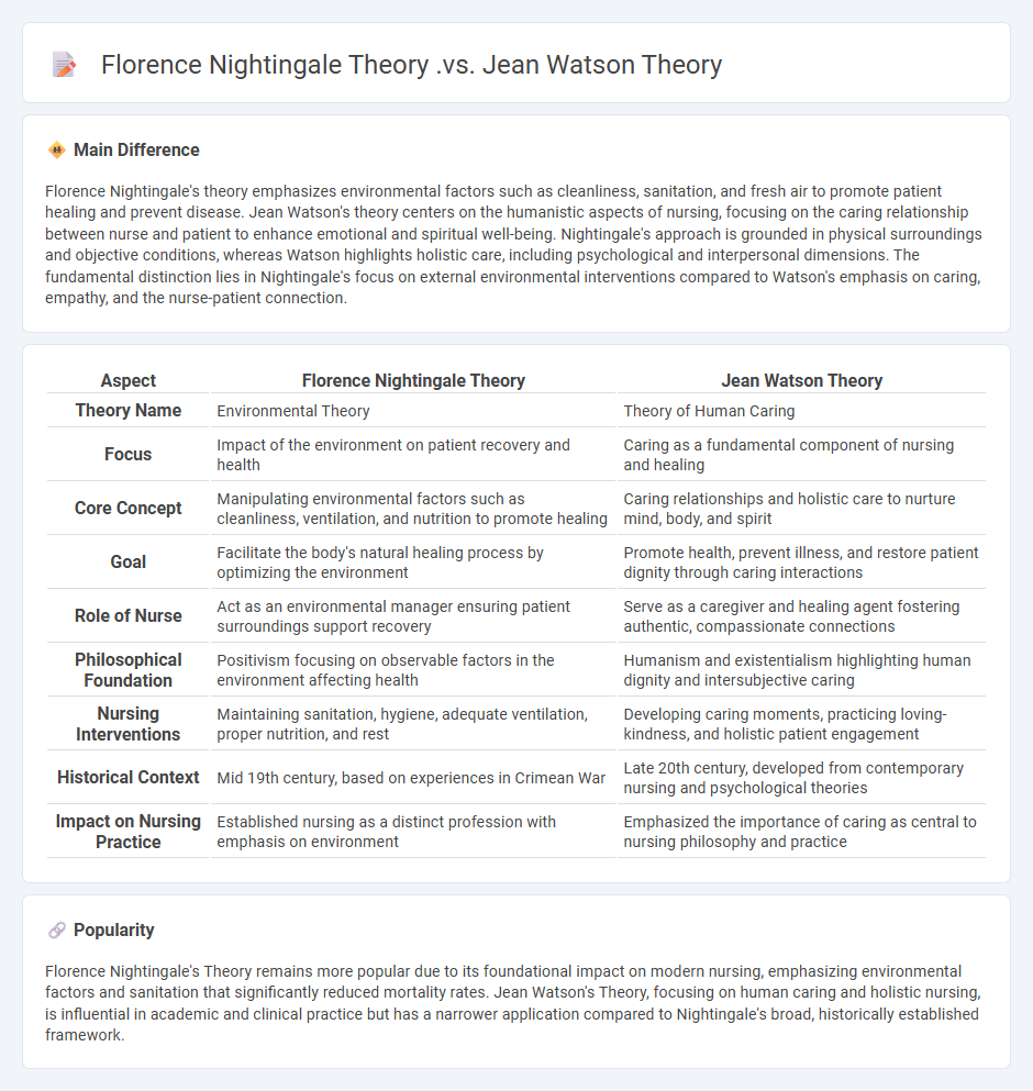 Florence Nightingale Theory vs Jean Watson Theory - Key Differences in Nursing Approaches