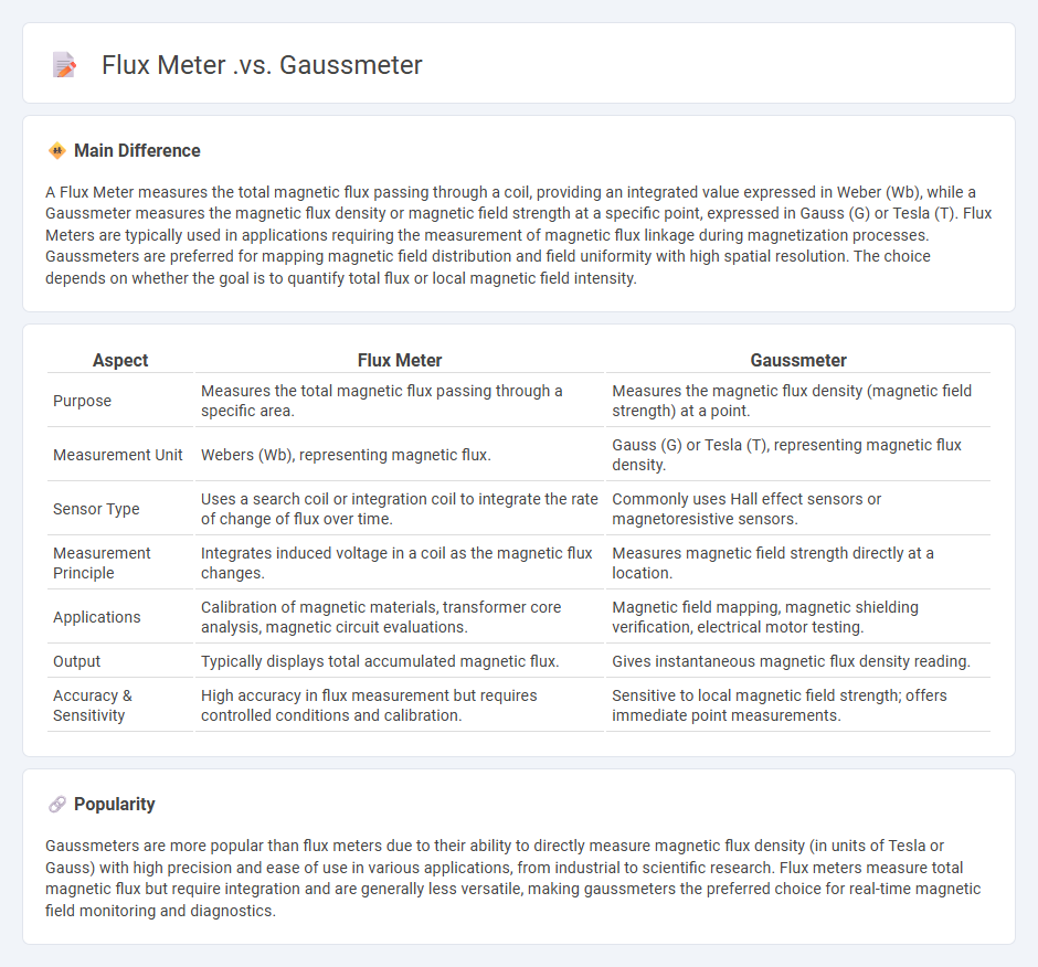 Flux Meter vs Gaussmeter - Key Differences in Magnetic Measurement Tools