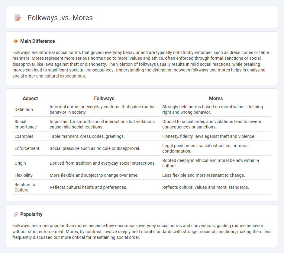 Folkways vs Mores in Sociology: Understanding Key Differences and Social Importance