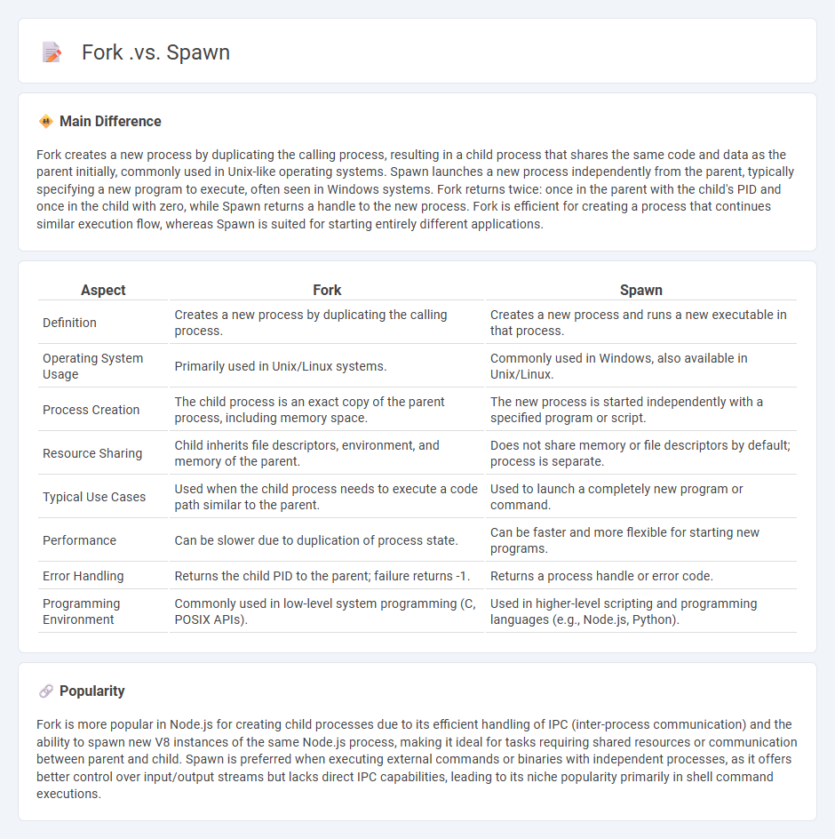 Fork vs Spawn in Computing - Key Differences and Use Cases