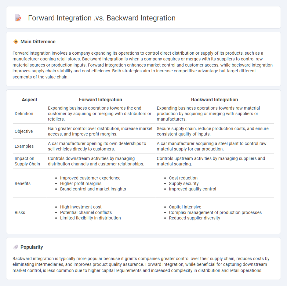 Forward Integration vs Backward Integration: Understanding the Key Differences in Business Strategy
