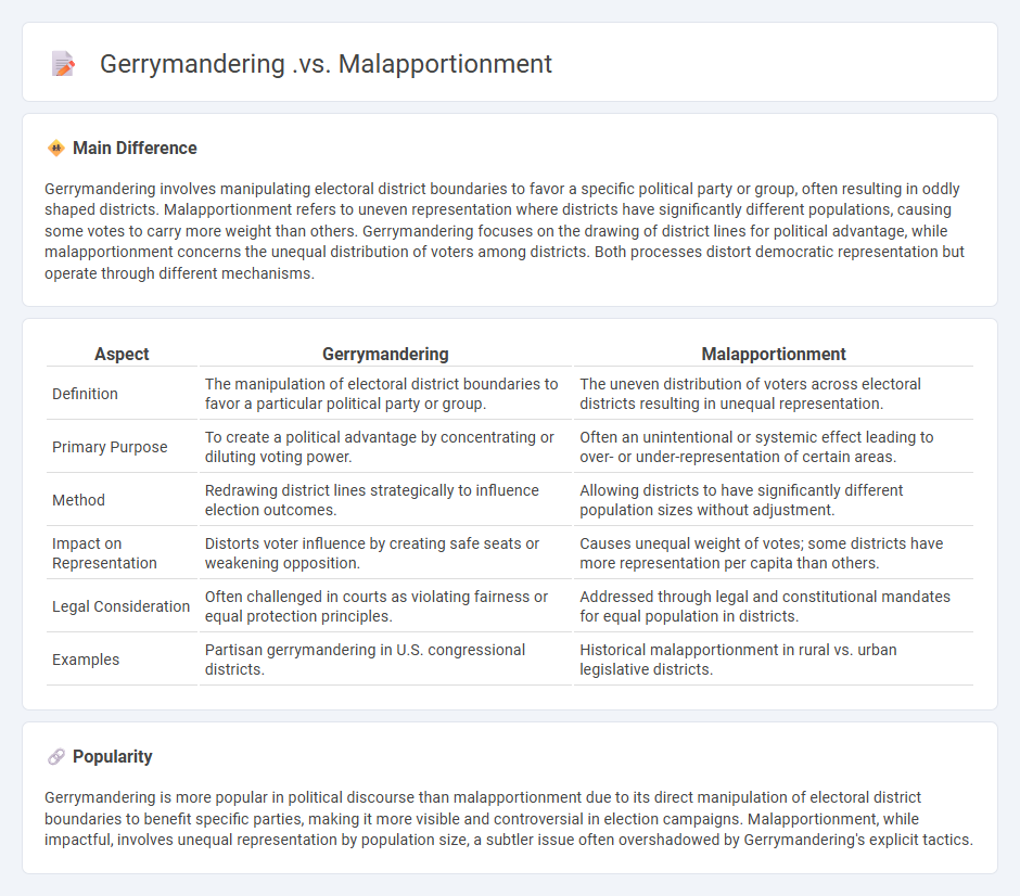 Gerrymandering vs Malapportionment: Understanding the Key Differences in Political Representation