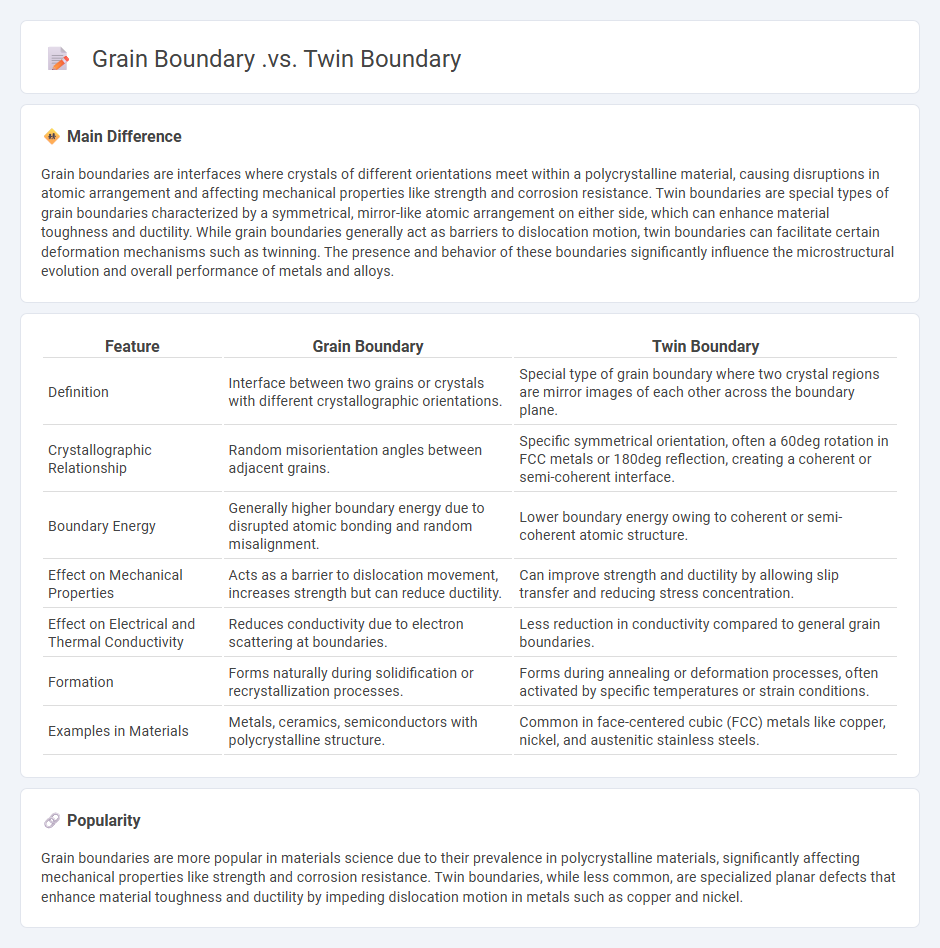 Grain Boundary vs Twin Boundary Engineering - Key Differences and Applications in Material Science