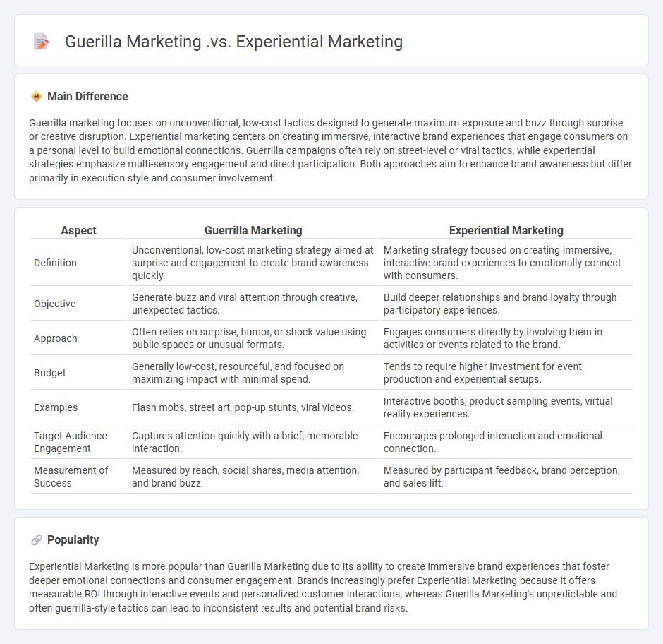 Guerilla Marketing vs Experiential Marketing - Key Differences and Choosing the Right Approach