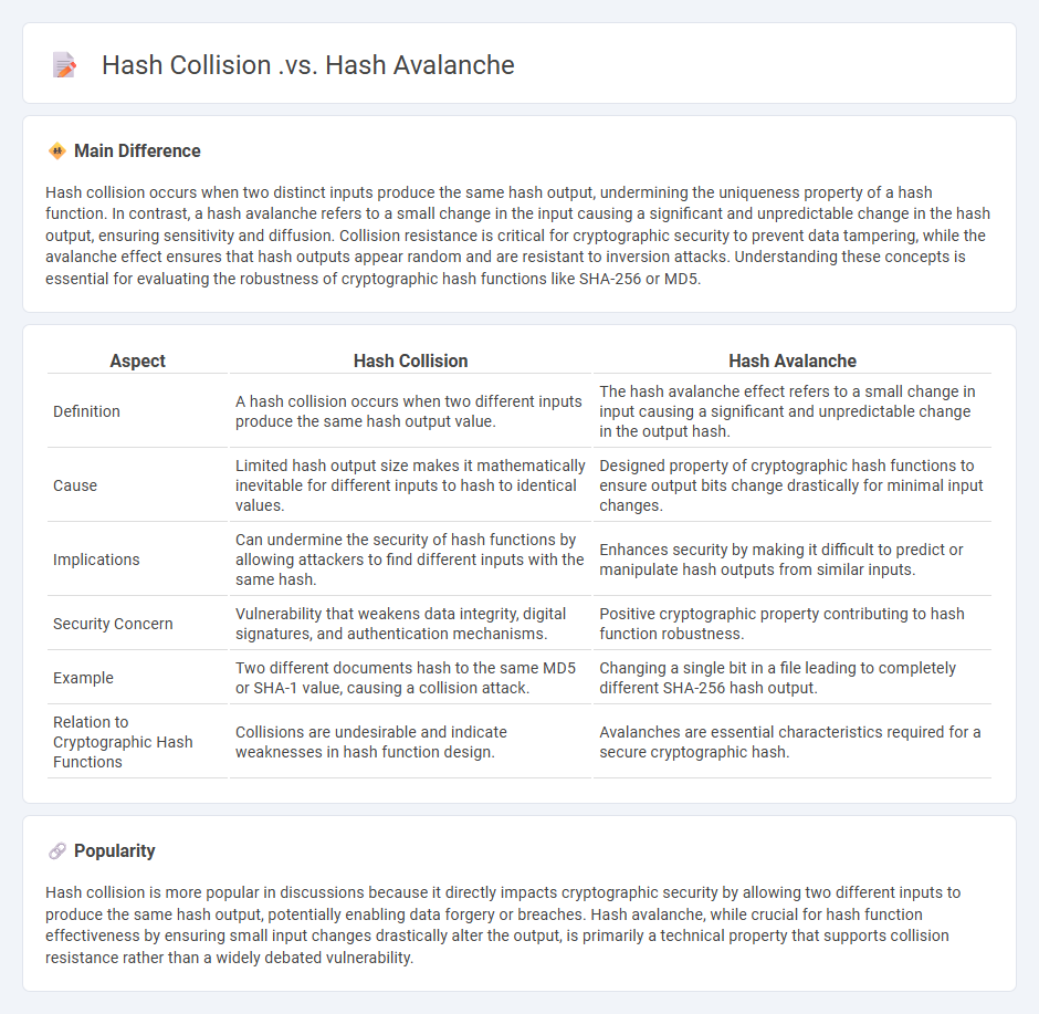 Hash Collision vs Hash Avalanche in Computing - Understanding the Key Differences and Why They Matter