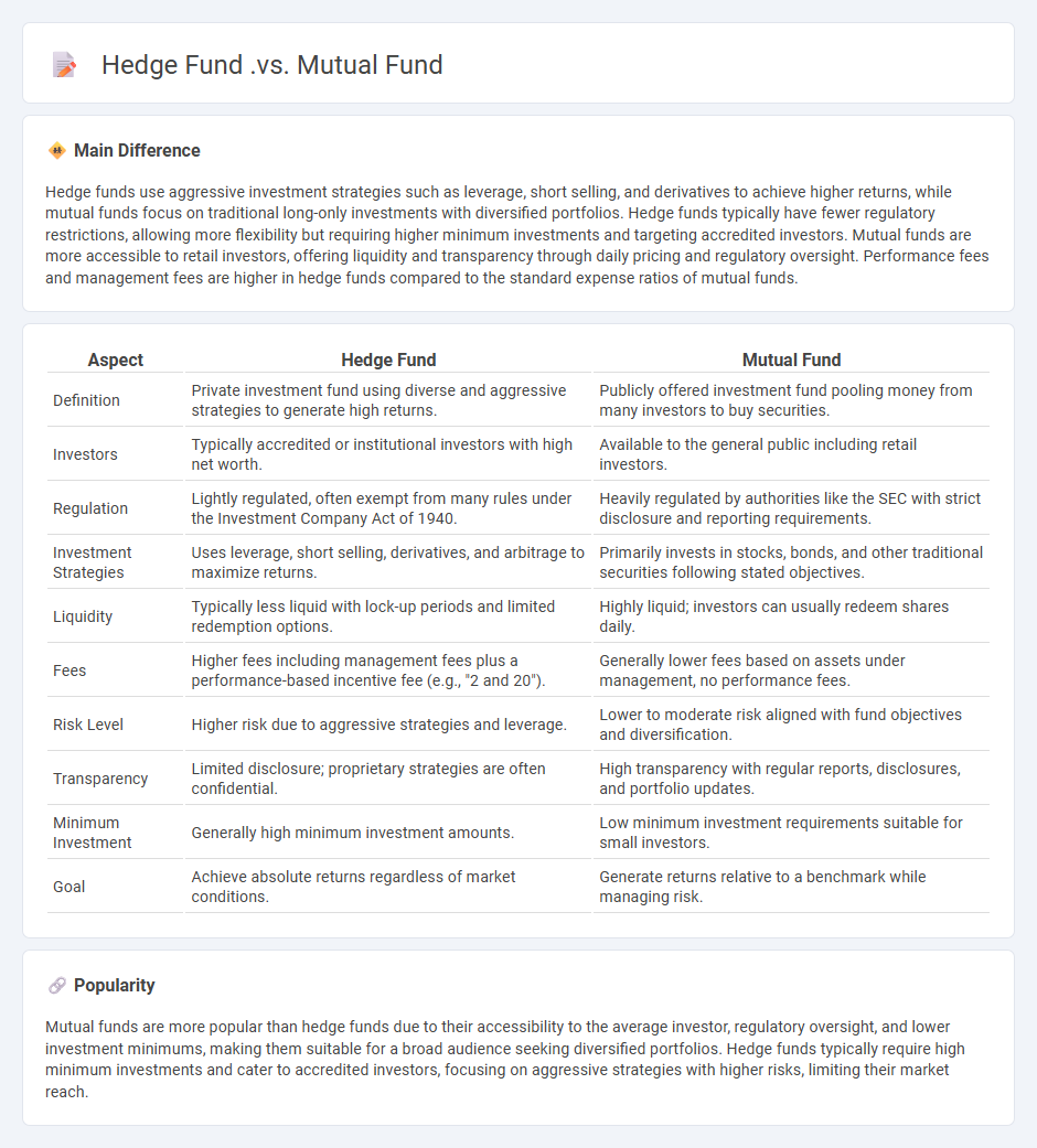 Hedge Fund vs Mutual Fund - Key Differences in Management, Strategy, and Investment Approach