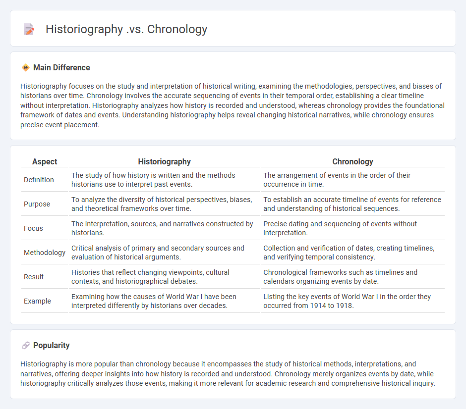 Historiography vs Chronology: Understanding the Distinction and Importance in Historical Studies