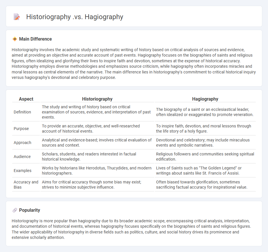 The Difference Between Historiography vs Hagiography - Understanding Their Distinct Approaches to History