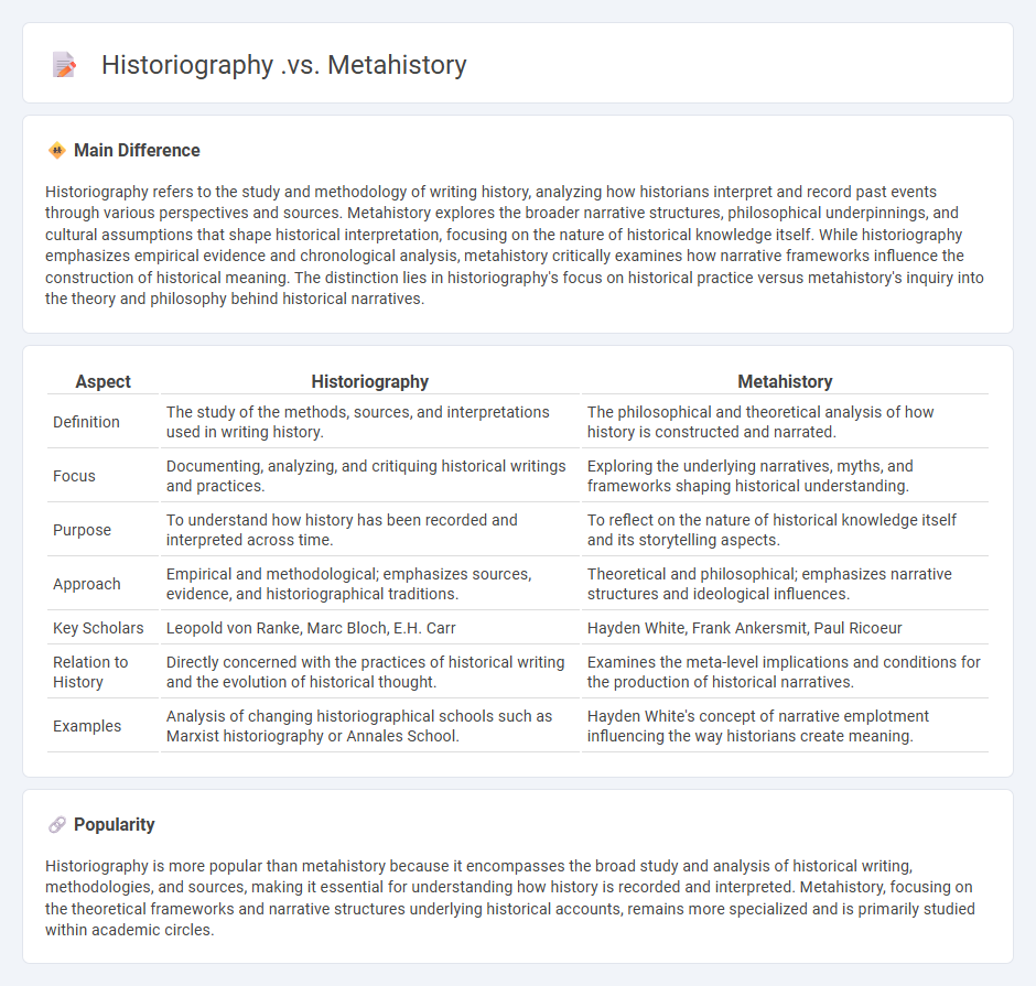 Historiography vs Metahistory in History - Understanding Their Key Differences and Significance