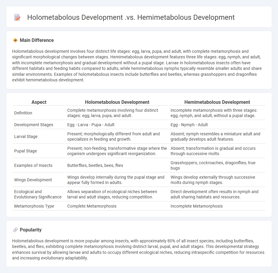 Holometabolous vs Hemimetabolous Development in Biology - Key Differences and Biological Significance