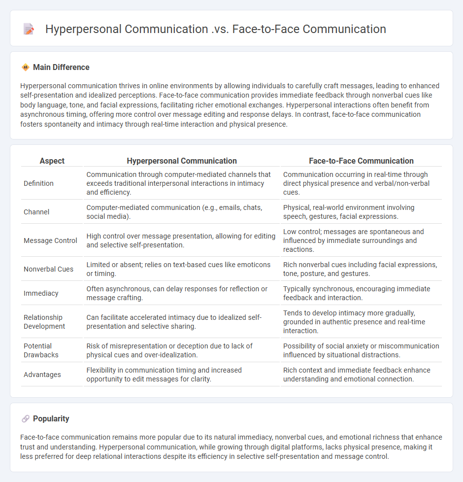 The Difference Between Hyperpersonal Communication vs Face-to-Face Communication - Understanding Their Unique Advantages