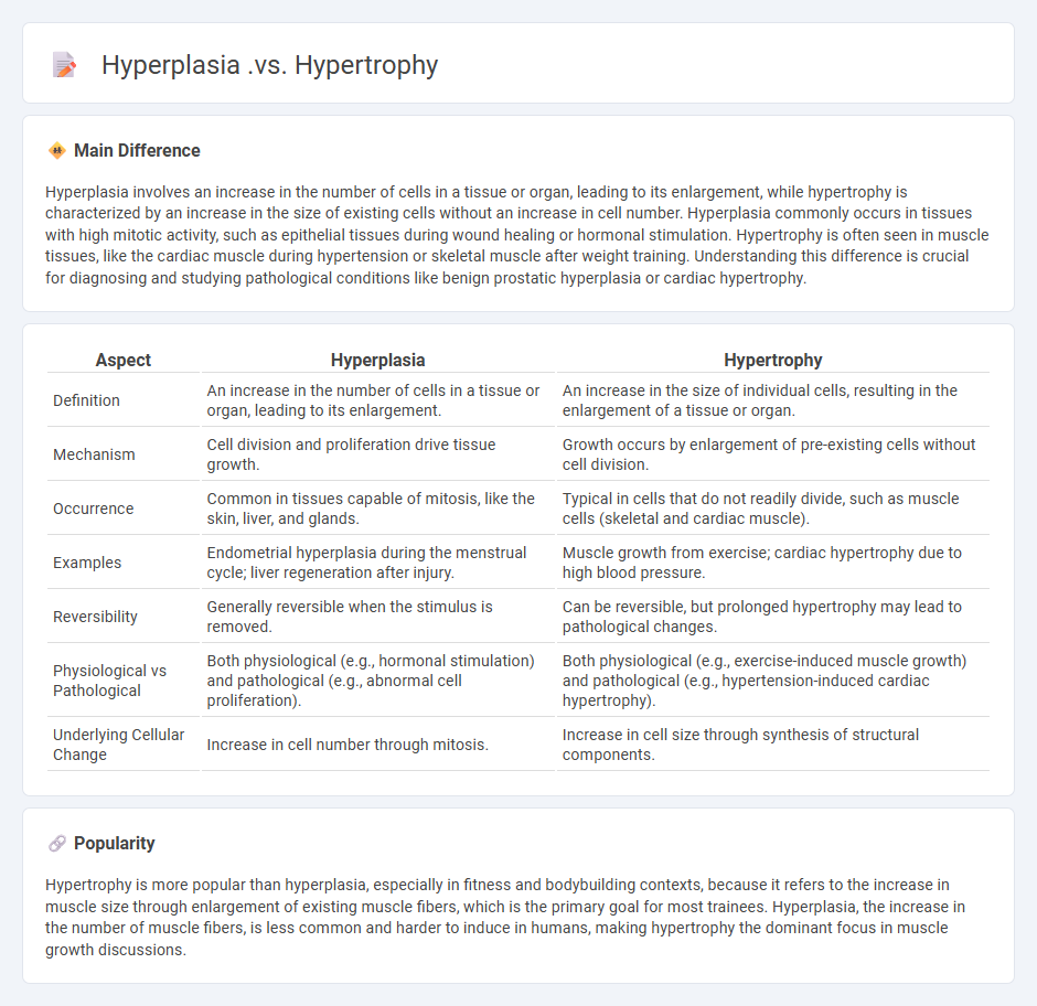 The Difference Between Hyperplasia and Hypertrophy in Biology - Understanding Cellular Growth Mechanisms