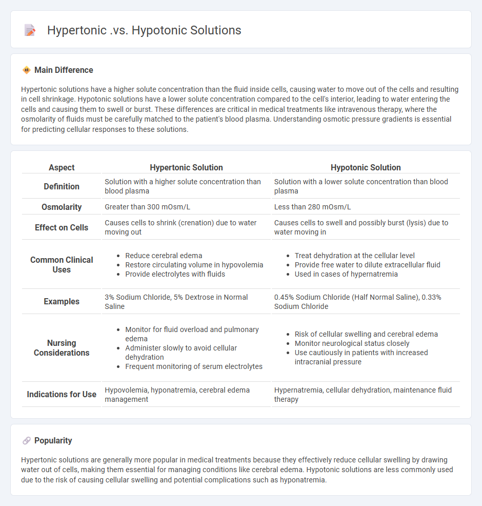 The Difference Between Hypertonic vs Hypotonic Solutions in Nursing Practice