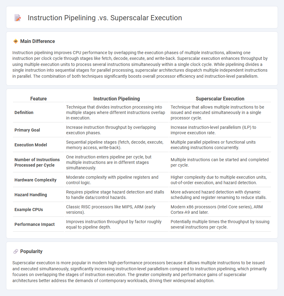 Instruction Pipelining vs Superscalar Execution - Understanding CPU Performance Techniques
