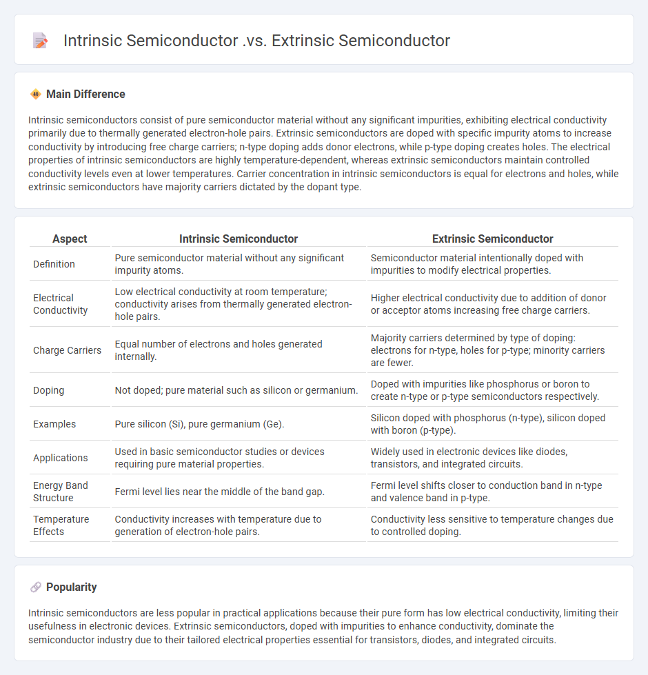 Intrinsic Semiconductor vs Extrinsic Semiconductor - Key Engineering Differences and Applications