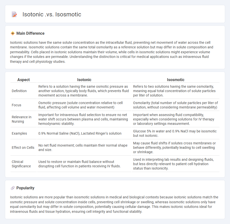 Isotonic vs Isosmotic Solutions in Nursing - Understanding the Key Differences for Safe Patient Care