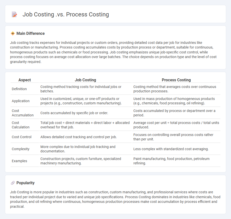 Job Costing vs Process Costing in Business - Key Differences and Applications