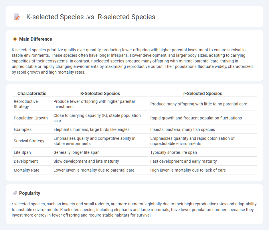 K-selected Species vs r-selected Species in Biology - Understanding Their Ecological Strategies