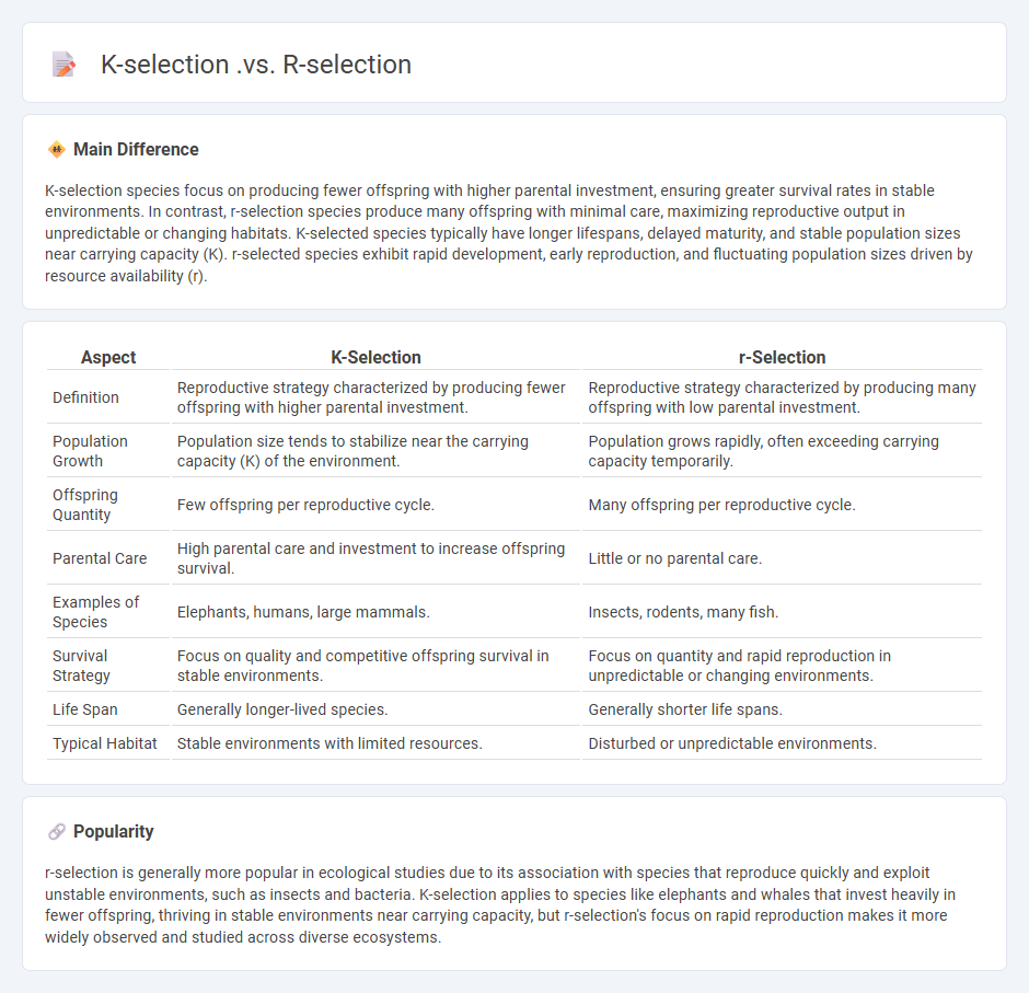 K-selection vs r-selection in Biology - Understanding Key Differences in Reproductive Strategies