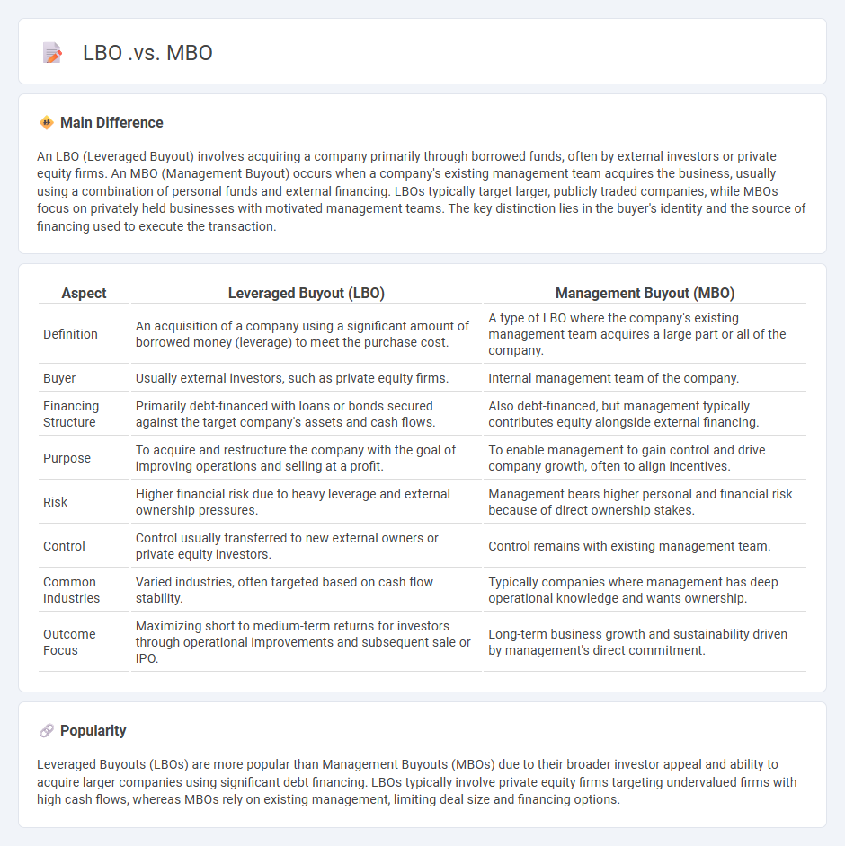 LBO vs MBO Finance - Key Differences Between Leveraged Buyouts and Management Buyouts