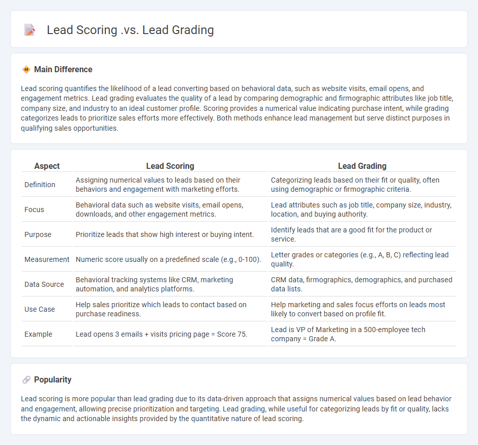 Lead Scoring vs Lead Grading in Marketing - Understanding the Key Differences and Their Strategic Roles
