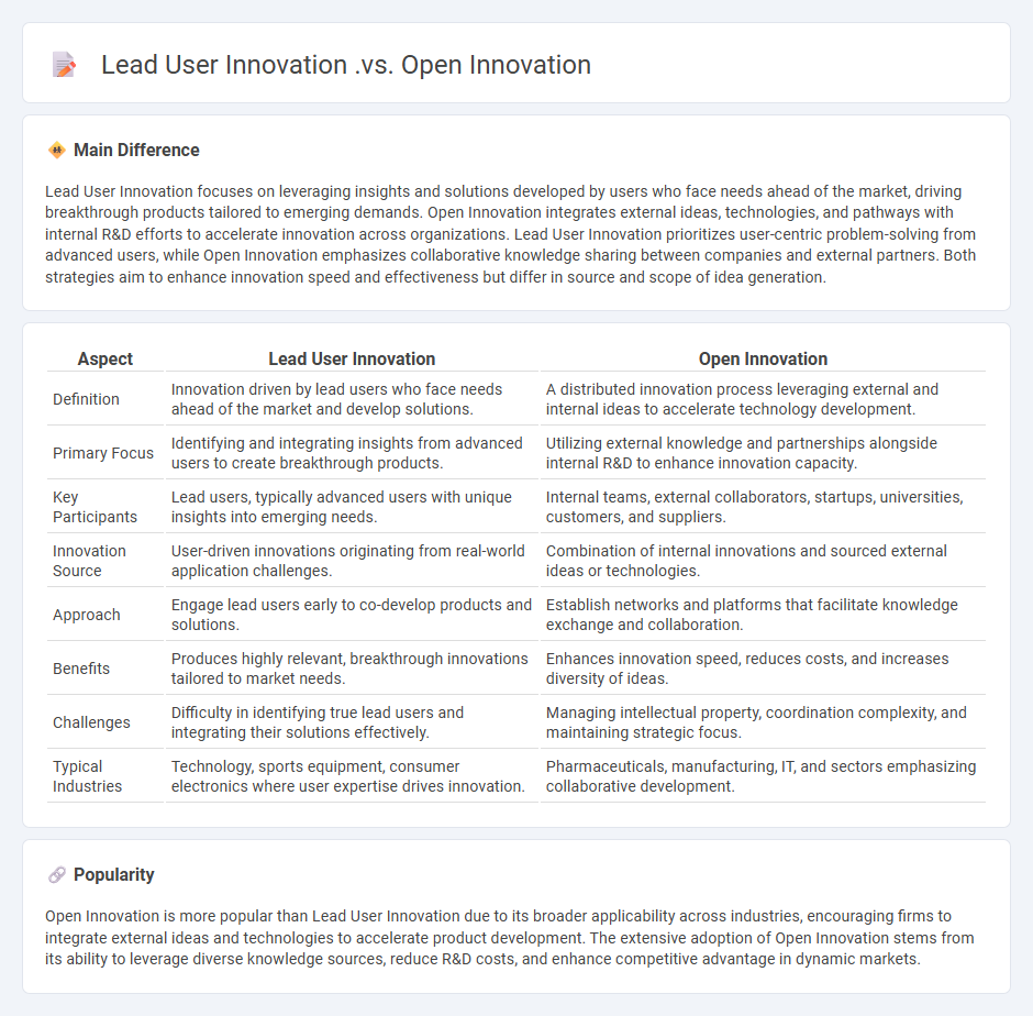 Lead User Innovation vs Open Innovation Business - Understanding the Key Differences and Business Applications