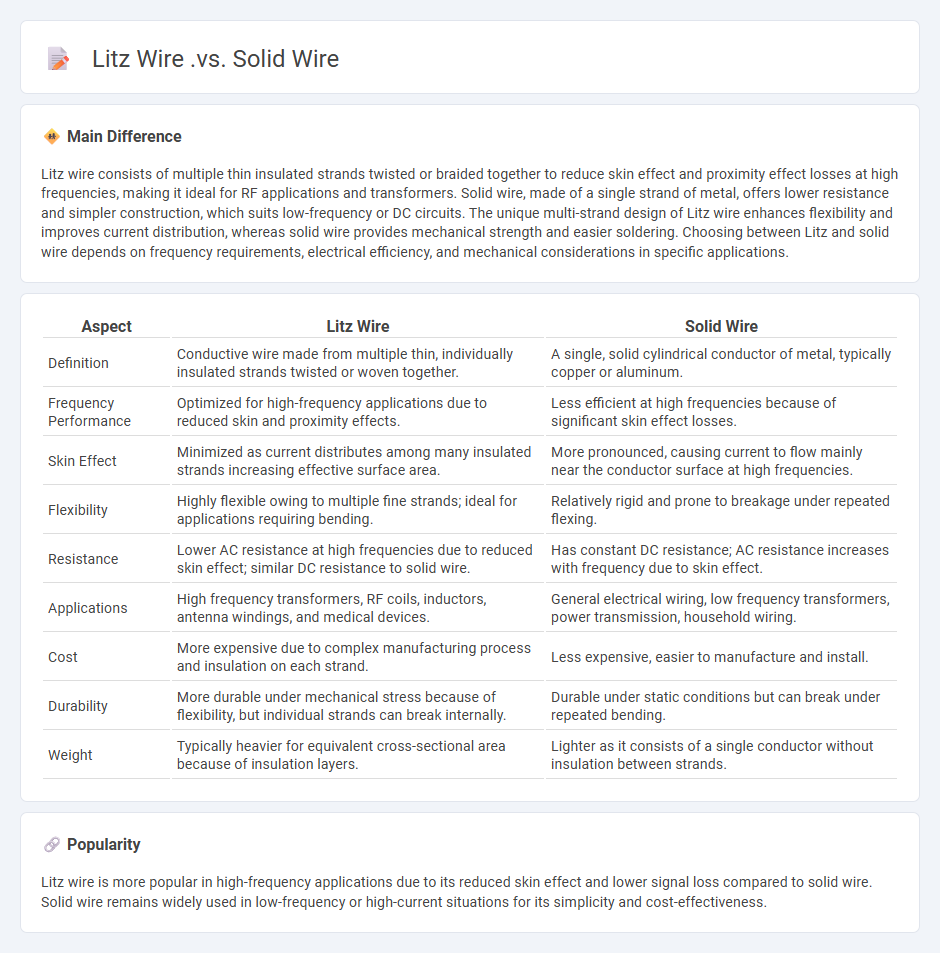 Litz Wire vs Solid Wire: Key Differences and Engineering Applications