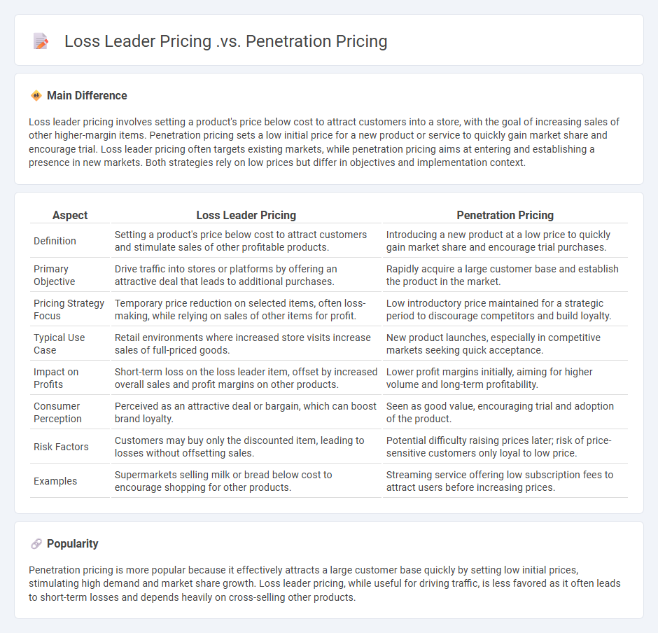 Loss Leader Pricing vs Penetration Pricing - Key Differences in Marketing Strategies