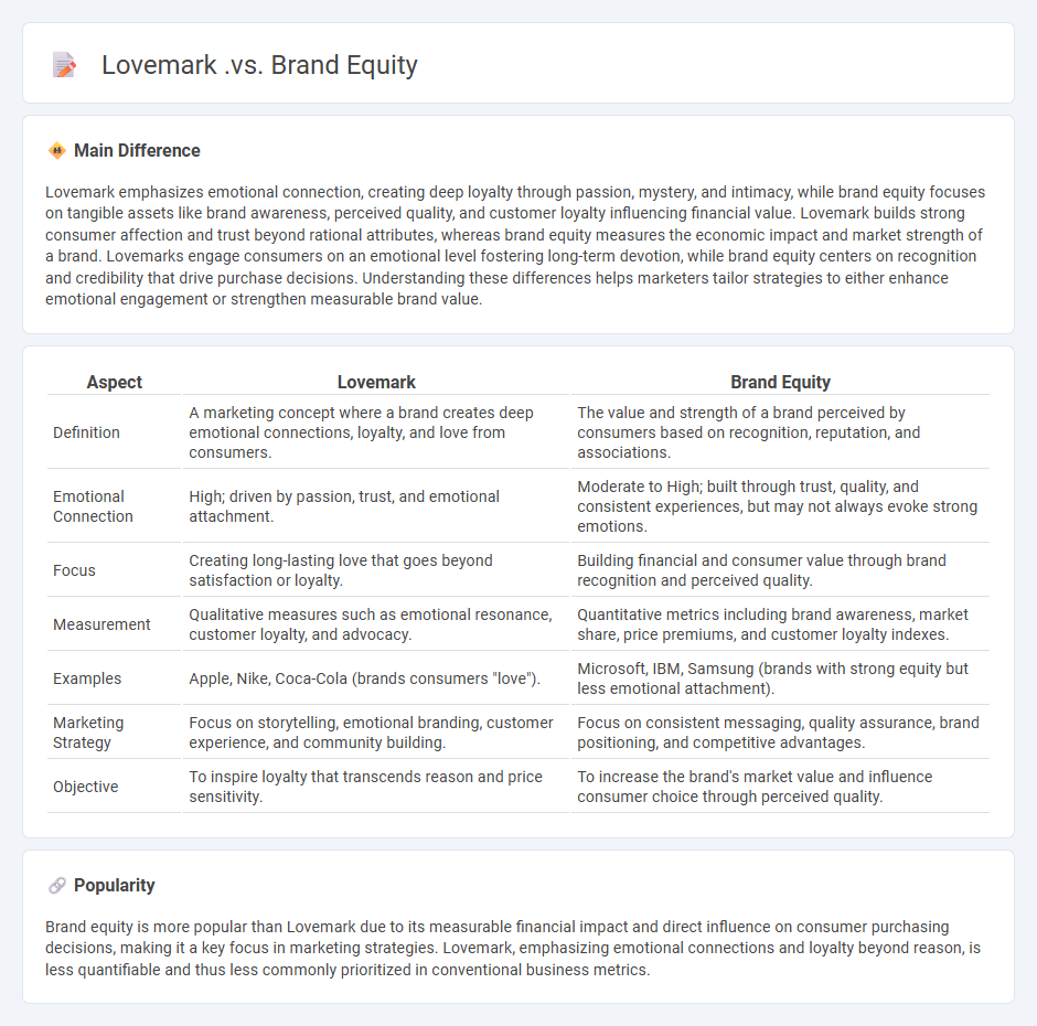 Lovemark vs Brand Equity in Marketing - Understanding the Key Differences