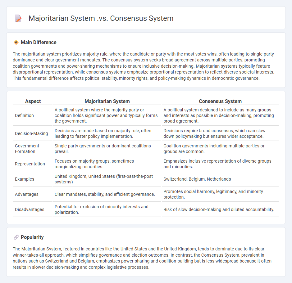 Majoritarian System vs Consensus System in Politics: Key Differences and Implications