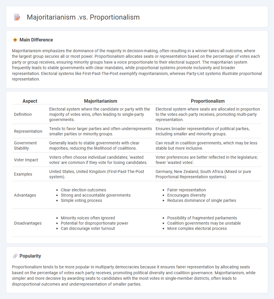 Majoritarianism vs Proportional Representation: Key Differences in Political Systems and Their Impacts