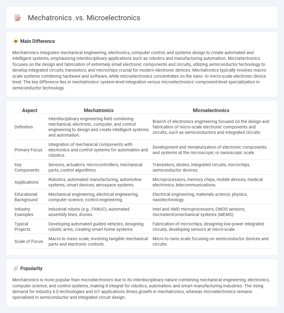 Mechatronics vs Microelectronics Engineering - Key Differences and Career Paths