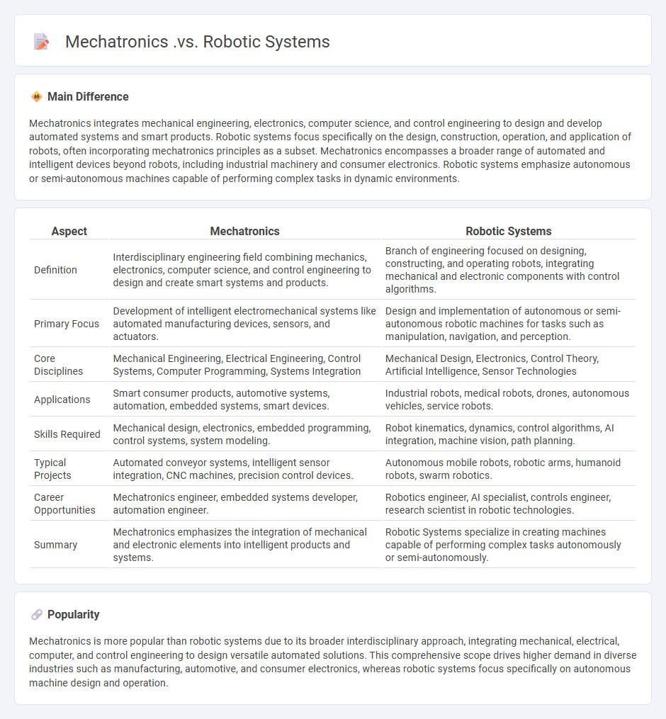 Mechatronics vs Robotic Systems Engineering - Key Differences Explained