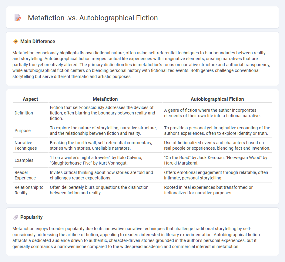 Metafiction vs Autobiographical Fiction - Understanding the Key Differences in Narrative Technique