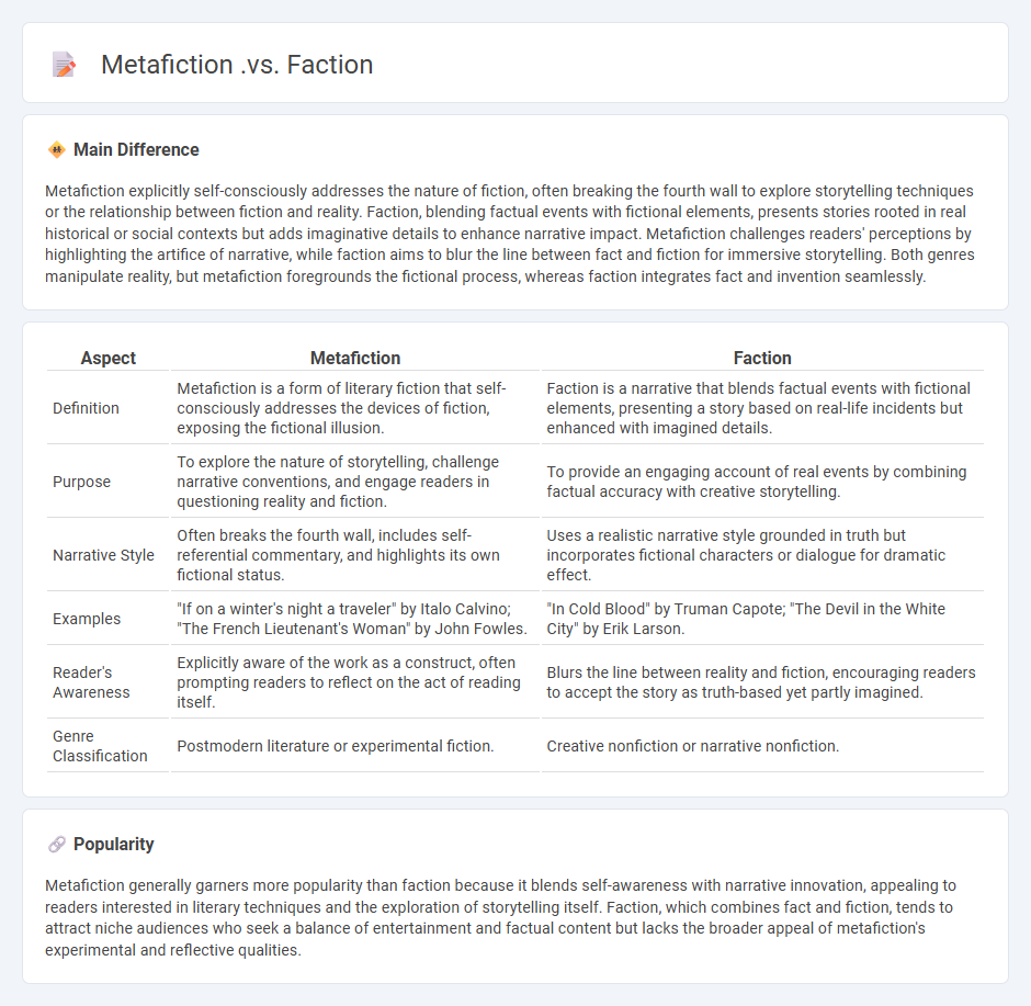 The Difference Between Metafiction and Faction - Understanding Their Unique Approaches in Literature