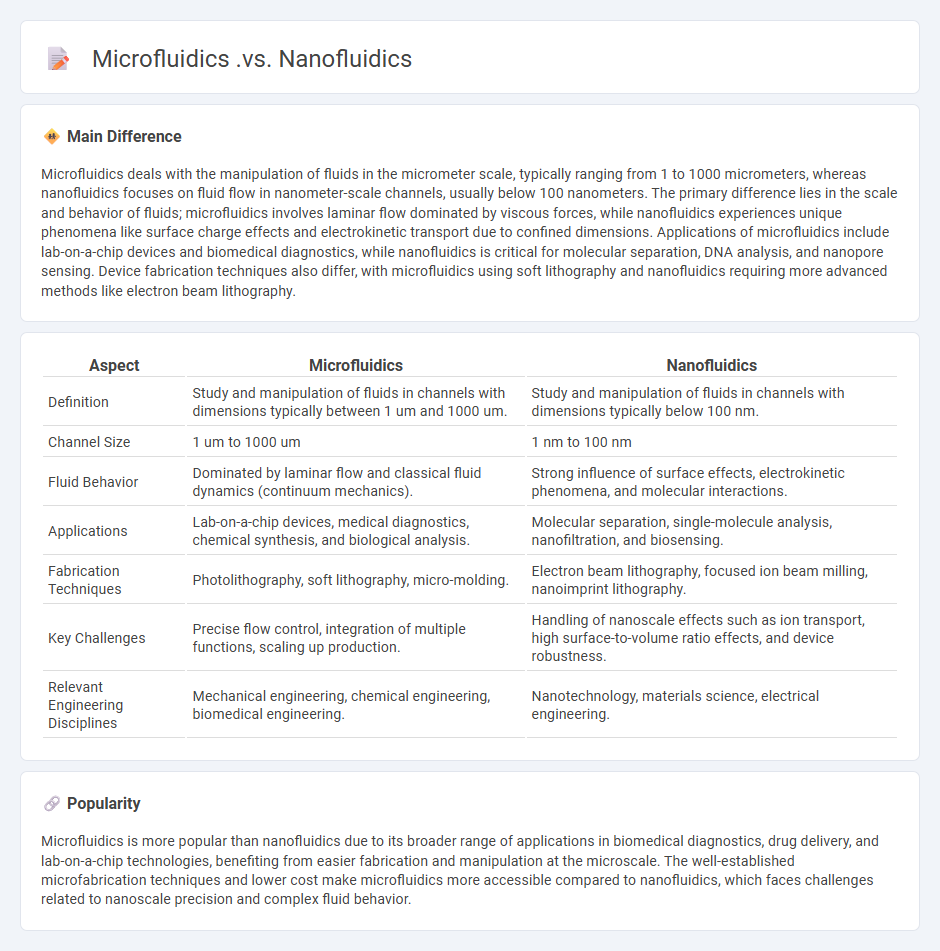 Microfluidics vs Nanofluidics Engineering - Key Differences and Applications