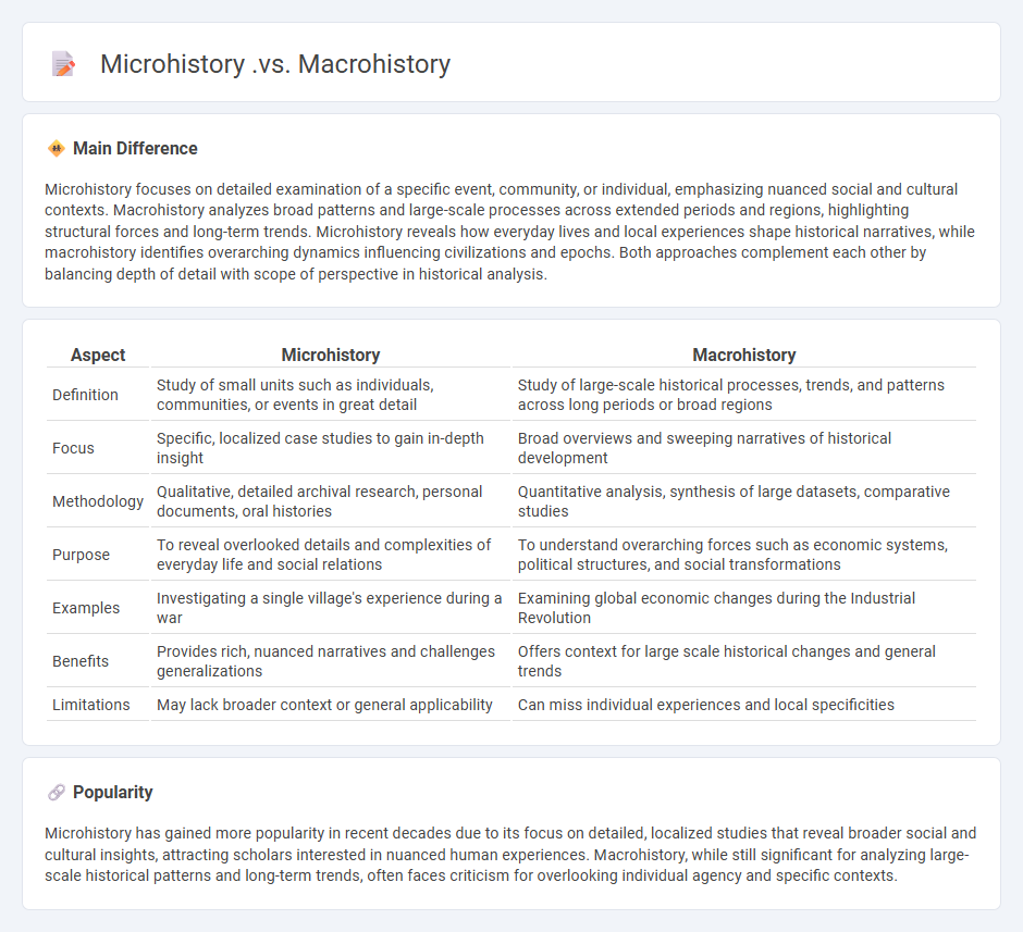 Microhistory vs Macrohistory: Understanding the Two Approaches in Historical Study