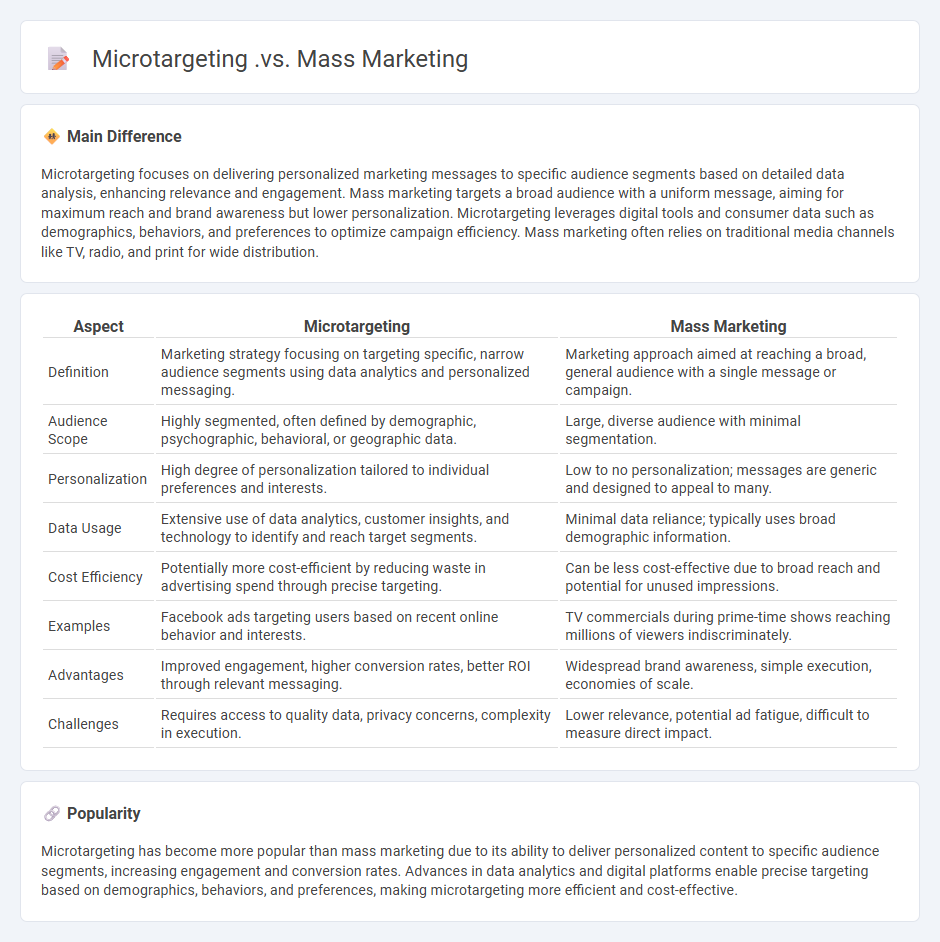 Microtargeting vs Mass Marketing - Understanding the Key Differences and When to Use Each