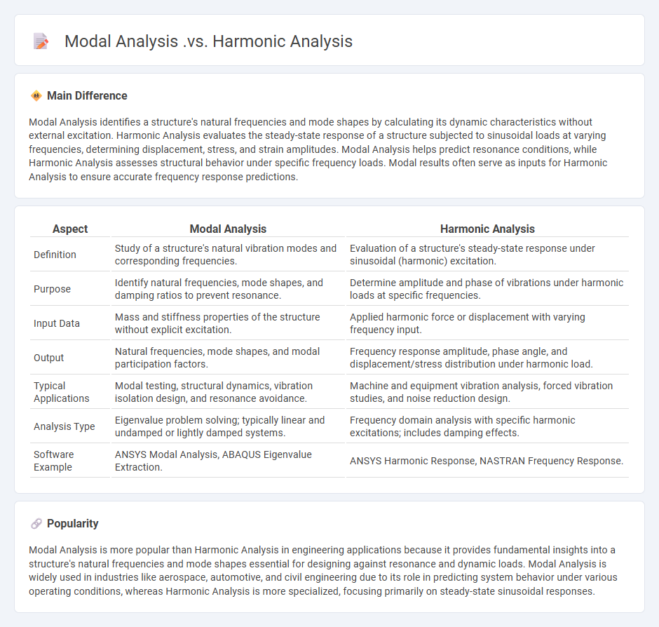 Modal Analysis vs Harmonic Analysis in Engineering - Understanding the Distinct Approaches