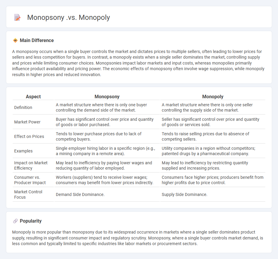 The Difference Between Monopsony vs Monopoly in Economics - How Market Power Shapes Outcomes