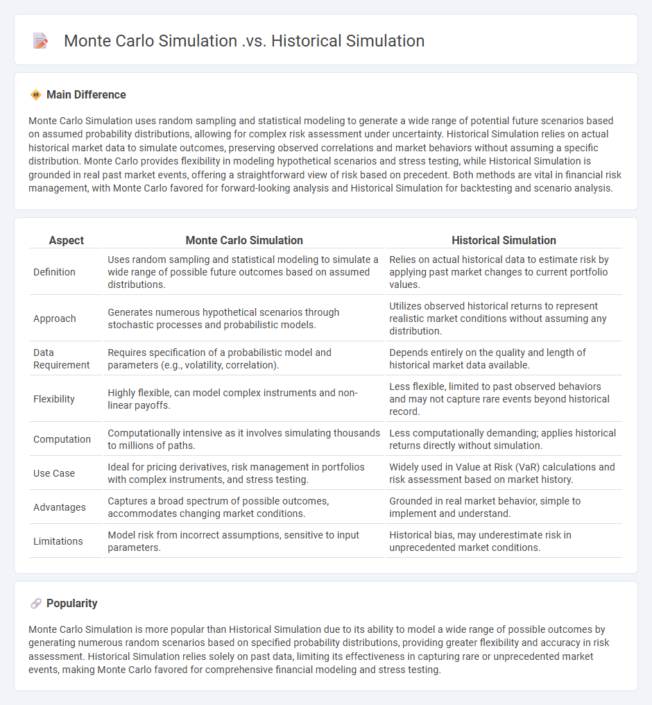 Monte Carlo Simulation vs Historical Simulation in Finance - Key Differences and Practical Applications