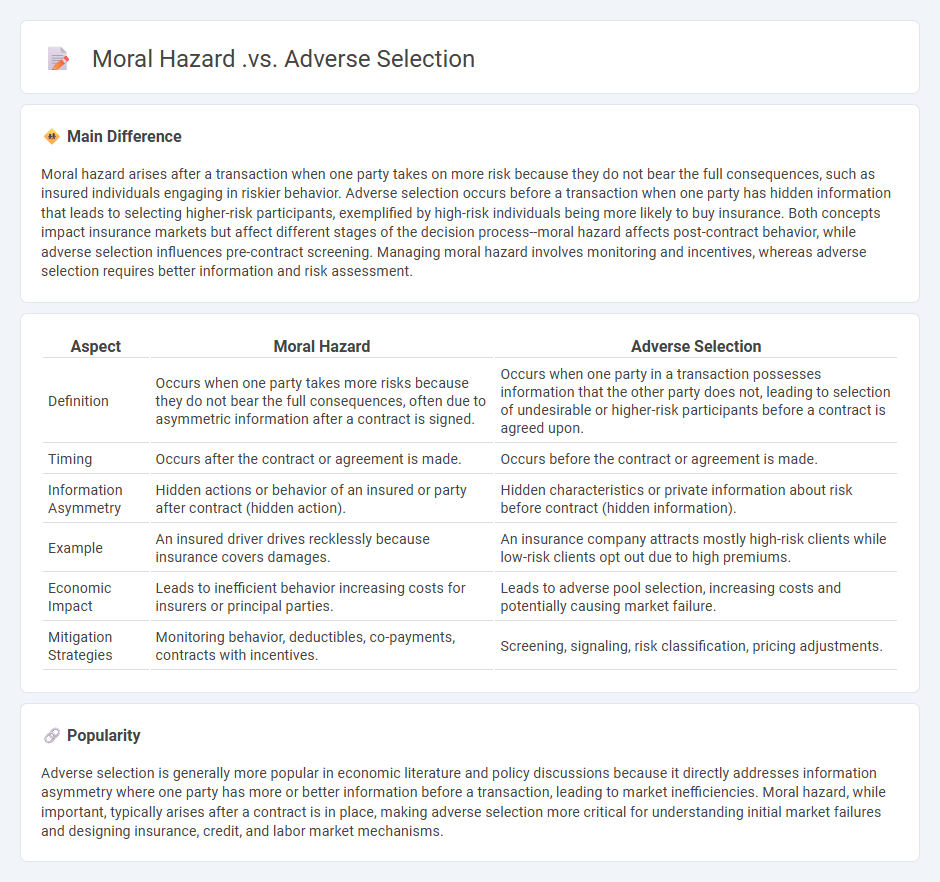 Moral Hazard vs Adverse Selection in Economics - Understanding the Key Differences and Implications