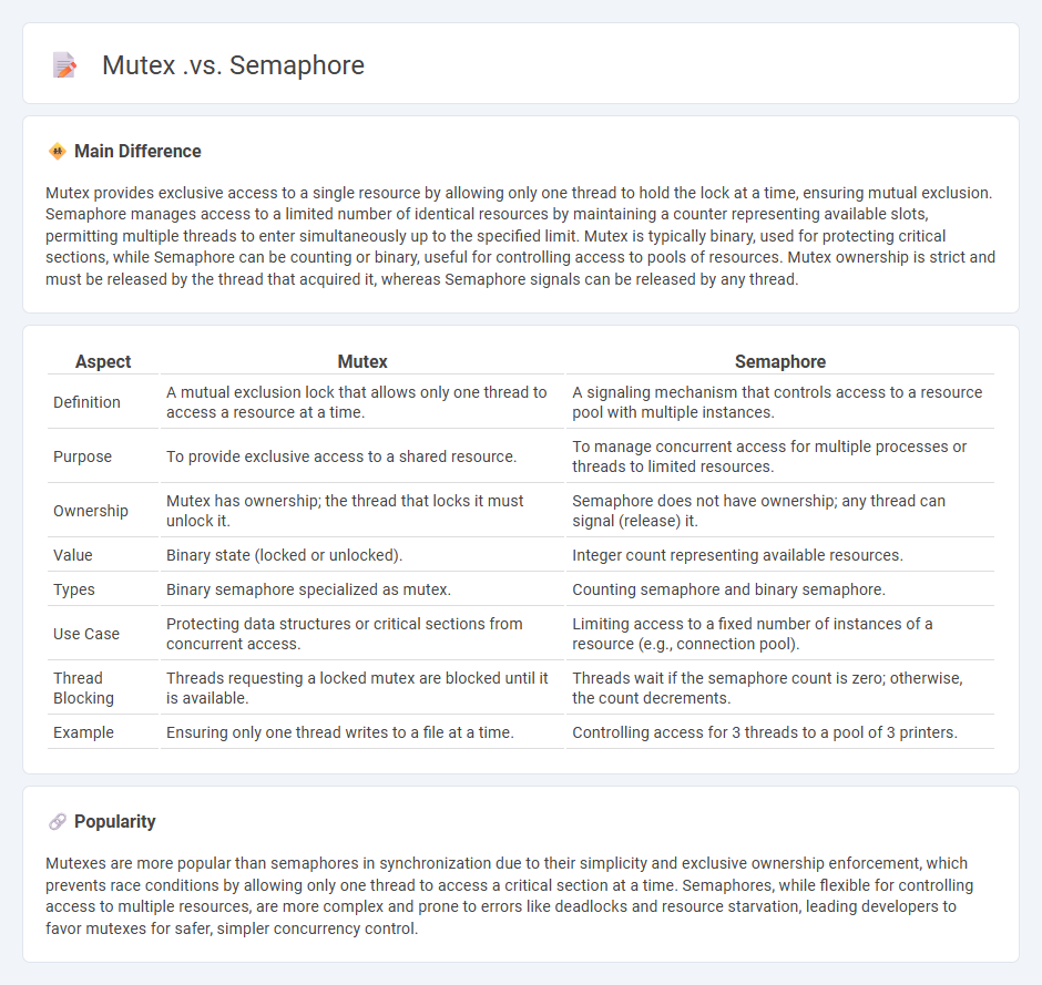 Mutex vs Semaphore in Computer Science - Understanding The Key Differences and Use Cases