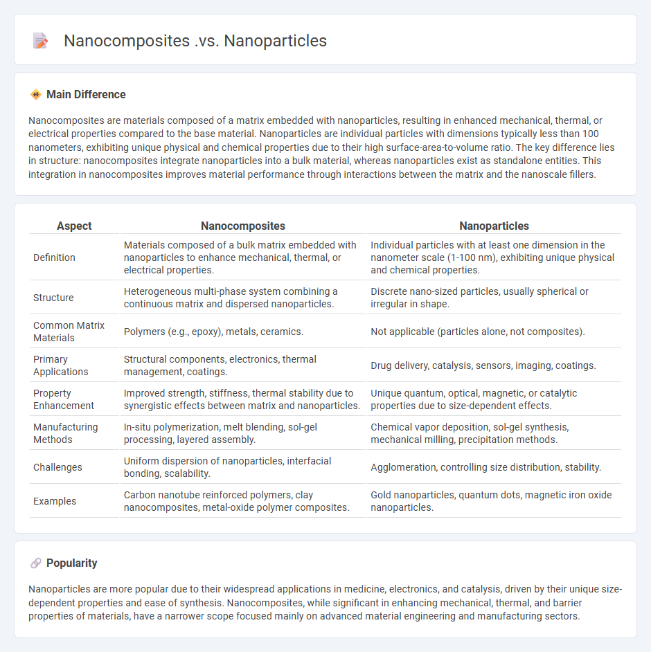 Nanocomposites vs Nanoparticles Engineering - Key Differences and Applications