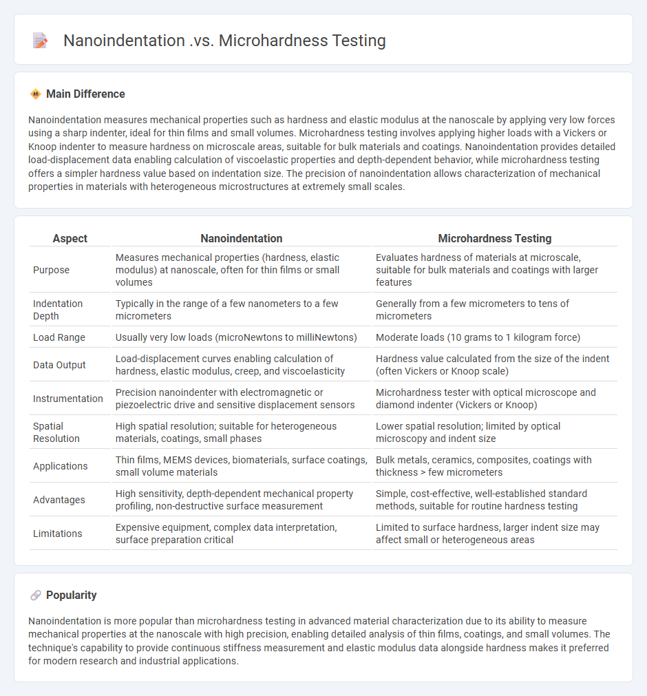 Nanoindentation vs Microhardness Testing in Engineering - Key Differences and Applications