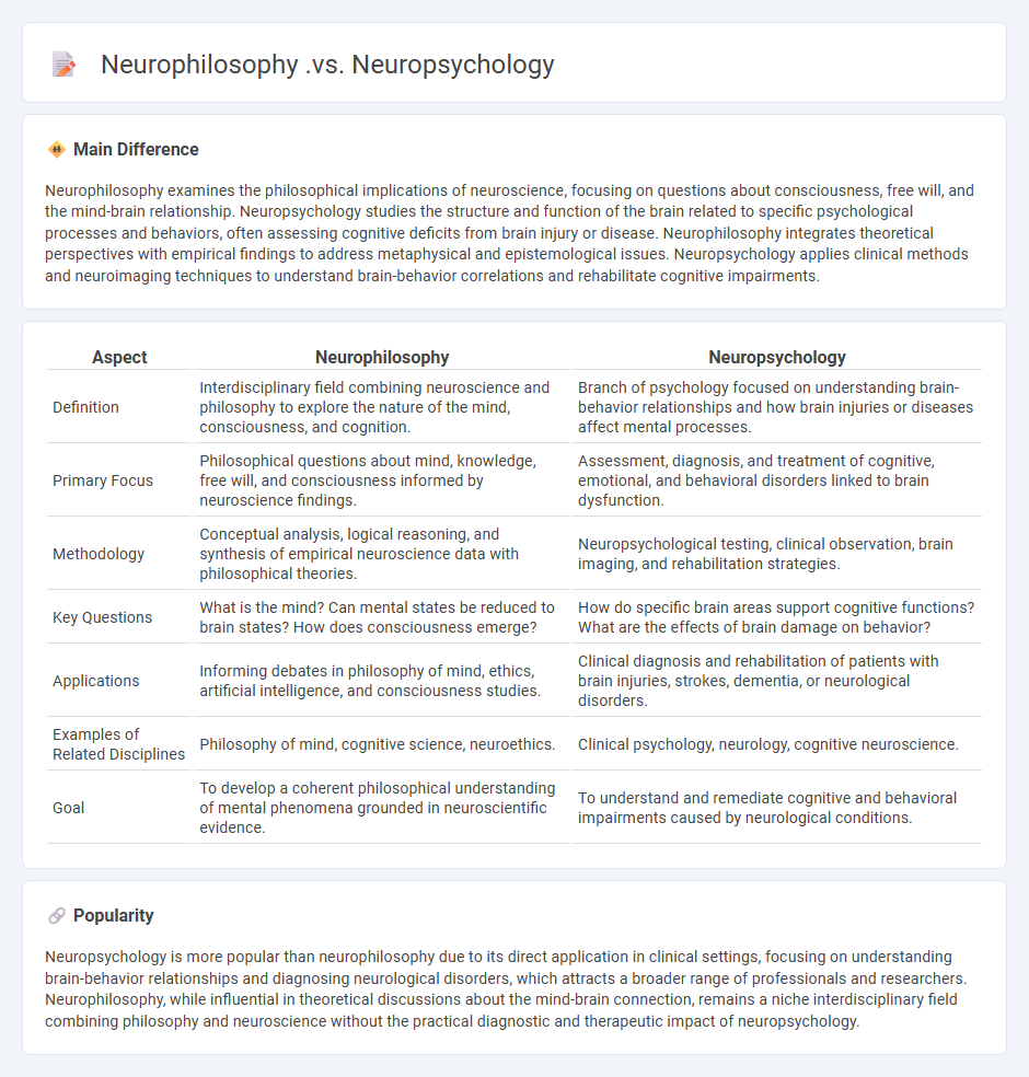 Neurophilosophy vs Neuropsychology - Understanding the Key Differences and Connections